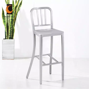 Chaise de salle à manger en métal de haute qualité, Restaurant en aluminium, tabourets de <span class=keywords><strong>Bar</strong></span> modernes pour la cuisine - Product Image 1