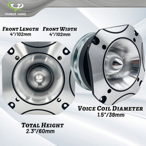 Nuovo Design di fascia alta <span class=keywords><strong>auto</strong></span> 4 pollici compressione neodimio titanio Super proiettile corno Tweeter altoparlante <span class=keywords><strong>Auto</strong></span> altoparlante <span class=keywords><strong>Audio</strong></span> per <span class=keywords><strong>auto</strong></span> Tweeter