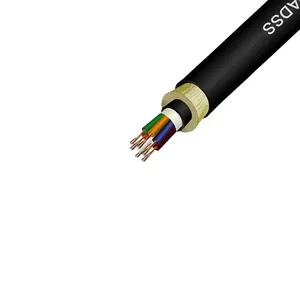 ADSS光纤电缆6/12/24/48/96/144 G652D Span 100m adss fibra Optic
