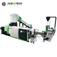 Machine de granulation de granulés de plastique à haut rendement contrôlée par PLC, en stock, pour matériaux PC/PP/PA/PS - Prix
