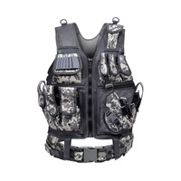 Gilet tactique modulaire imperméable pour la police avec sacs de grande capacité, respirant et durable pour les aventures en plein air