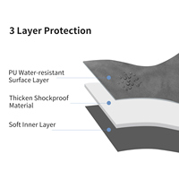 TAIKESEN Sac à main en polyuréthane personnalisé de haute qualité mallettes sacoche pour ordinateur portable housse pour Macbook Air Pro/Max Lenovo HP Dell