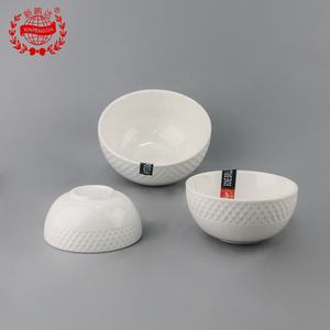 Cuencos redondos de diamantes de <span class=keywords><strong>cristal</strong></span>, mini cuencos para sopa, porcelana, tazón japonés para cereales - Product Image 4