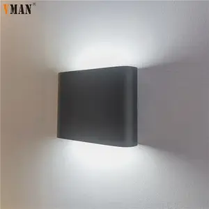 China Supplier Best Selling Office Building Moisture Proof Plastic LED Surface Mounted Wall Lamp