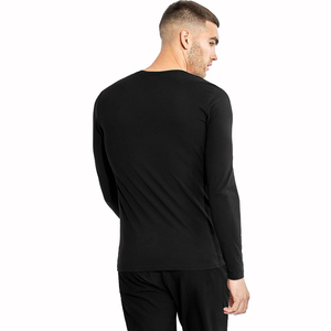 Leeres Langarm-T-Shirt Herren Athletic Under Shirt Anpassen Baumwolle Spandex Herbst Slim Fit T-Shirt für Männer Beste Qualität Marke - Product Image 3