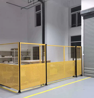 Cloison mobile pour atelier |   Porte d'isolement en maille perforée pour entrepôt