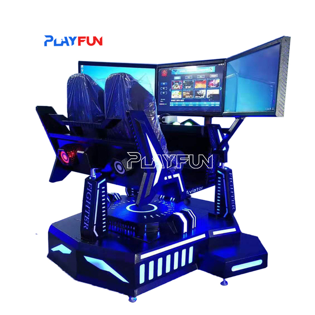 2025 New VR Racing Simulator Indoor Virtual Reality Arcade Gaming Machine 3 Screens Motion Simulator Car VR Game