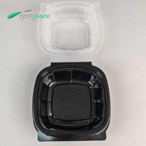 Recyclable PP En Plastique Restaurant Jetable À Emporter Gâteau <span class=keywords><strong>Hamburger</strong></span> À Clapet Conteneur D'emballage Alimentaire - Product Image 3