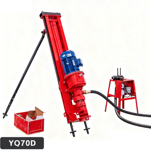 Equipamento de Perfuração de Rocha DTH Pneumático Portátil Elétrico YQ para Poços de 30m de Profundidade, Proteção de Encostas e Mineração, Fácil de Operar - Product Image 3