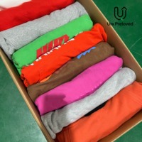 Pakaian bekas F1 grosir pakaian bekas bermerek campuran gaya merek terkenal hoodie berkualitas tinggi pakaian musim semi