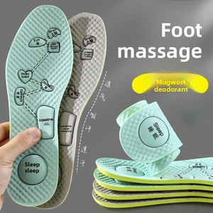 <b>Deodorizing</b> Massage Gel Insoles Super Soft Breathable Sweat Absorbing Cushion <b>for</b> Comfort in Sports Running Shoes <b>Men</b> Women - Product Image 2