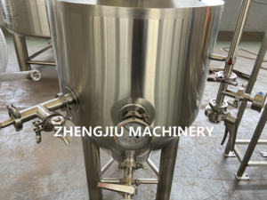 Best Seller 304 acciaio inox conico rivestito Unitank fermentatore 100L attrezzature birreria per la produzione di birra Alcohol 5000L - Product Image 3