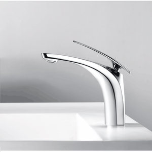 Robinet de lavabo chromé en laiton de haute qualité avec cartouche en céramique Thermomixer OEM pour chambre et salle de bain - Product Image 4