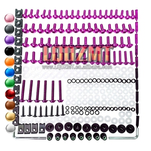 Kit de boulons de carénage en acier inoxydable pour <span class=keywords><strong>DUCATI</strong></span> 749-<span class=keywords><strong>999</strong></span> 05-06 749S 999S 749R 999R 749 <span class=keywords><strong>999</strong></span> S R CC 05 06 2005 <span class=keywords><strong>2006</strong></span> Écrous de fixation de carrosserie - Product Image 1