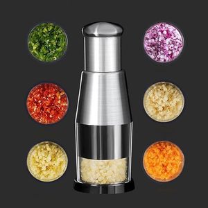 2024 New Gourmetslice Deluxe Cutter Mini Multi-Functional Stainless Steel Garlic Cutter Durable Metal <b>Tool</b> - Product Image 4