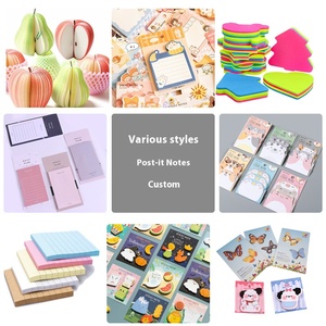 Bloc de Notas Adhesivas Personalizadas de Colores Irregulares, Notas Adhesivas para Estudiantes, Notas para Refrigerador, Opción de Hojas Desprendibles - Product Image 2