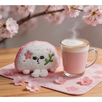 Portachiavi in peluche morbido da 4 pollici, personalizzabile OEM, giocattolo in peluche ricamato per animali domestici