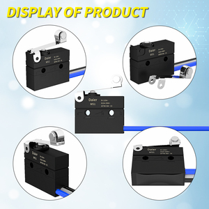 5A 250VAC 6A 12VDC Microswitch Zippy Con lăn đòn bẩy Micro chuyển đổi IP67 3 dây micro chuyển đổi không thấm nước - Product Image 6