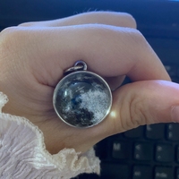 Porte-Clés Luminescent Planètes Jupiter Lune Terre Mars Soleil Mercure, Pendentif Système Solaire en Boule de Verre Double Face