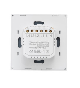 Ce tuya thông minh điều khiển từ xa rãnh thiết kế thiết bị chuyển mạch Glass Bảng điều chỉnh cảm ứng Tường 3 gang EU Anh tiêu chuẩn chuyển đổi thông minh - Product Image 6