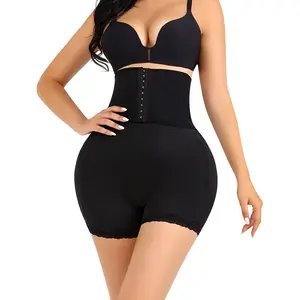 High Waisted Tuck Pants Plus Size Cinched Waist Slim-Fit Body Shaping Yoga Leggings Four-Piece Matching Sponge Mat Butt