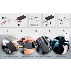 איכות גבוהה מיני נייד 12v רכב סוללה אוטומטי jumper מנוע כוח הבנק להתחיל בקפיצה מתנע עם אור הוביל - Product Image 3