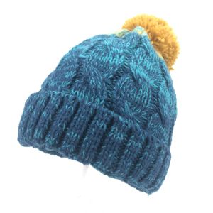 <span class=keywords><strong>2023</strong></span> Precio de fábrica Sombreros de punto de <span class=keywords><strong>invierno</strong></span> con pompón azul más populares - Product Image 2