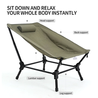 Nouvelle Chaise Pliante Portable Confortable en Alliage d'Aluminium Ultra-Résistante et Légère 2026 – Idéale pour la Terrasse et le Jardin