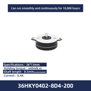 Umot Micro DC 0.9 độ 36mm mini bước động cơ bước mô-men xoắn cao lai DC Micro NEMA <span class=keywords><strong>15</strong></span> vòng động cơ bước động cơ bước - Product Image 2