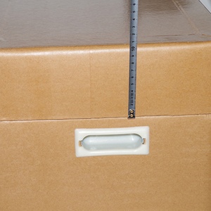 Emballage alimentaire compact carré en kraft recyclable brun SJPACK - Product Image 3