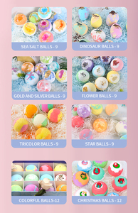 Cadeau <span class=keywords><strong>de</strong></span> <span class=keywords><strong>Noël</strong></span> OEM ODM lot <span class=keywords><strong>de</strong></span> bombes <span class=keywords><strong>de</strong></span> bain naturelles bombes <span class=keywords><strong>de</strong></span> bain moussantes au sel <span class=keywords><strong>de</strong></span> mer bio colorées - Product Image 3