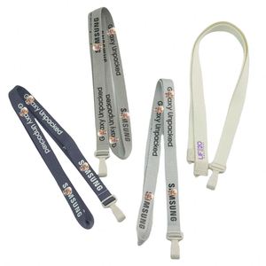 Lanière personnalisée Bestom en nylon et bambou, découpée sur mesure, écologique, avec porte-badge portable, sangle universelle pour le cou, style classique - Product Image 1