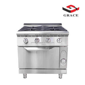 Phê duyệt Châu Âu di động cầm tay freestanding 6 đầu đốt bếp <span class=keywords><strong>gas</strong></span> phạm vi với lò - Product Image 2