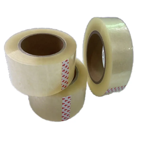 Fabrication en usine <span class=keywords><strong>de</strong></span> ruban auto-adhésif en plastique Super Transparent Opp ruban adhésif <span class=keywords><strong>Nature</strong></span> caoutchouc Bopp ruban d'emballage - Product Image 5