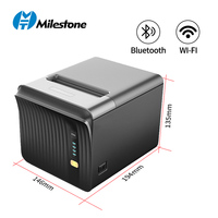 MHT-P80A Günstiger ODM OEM Auto-Cutter Quittungsdrucker für Kleinunternehmen 250-300mm/s 80MM Thermischer WLAN-Quittungsdrucker mit Bluetooth POS-Drucker