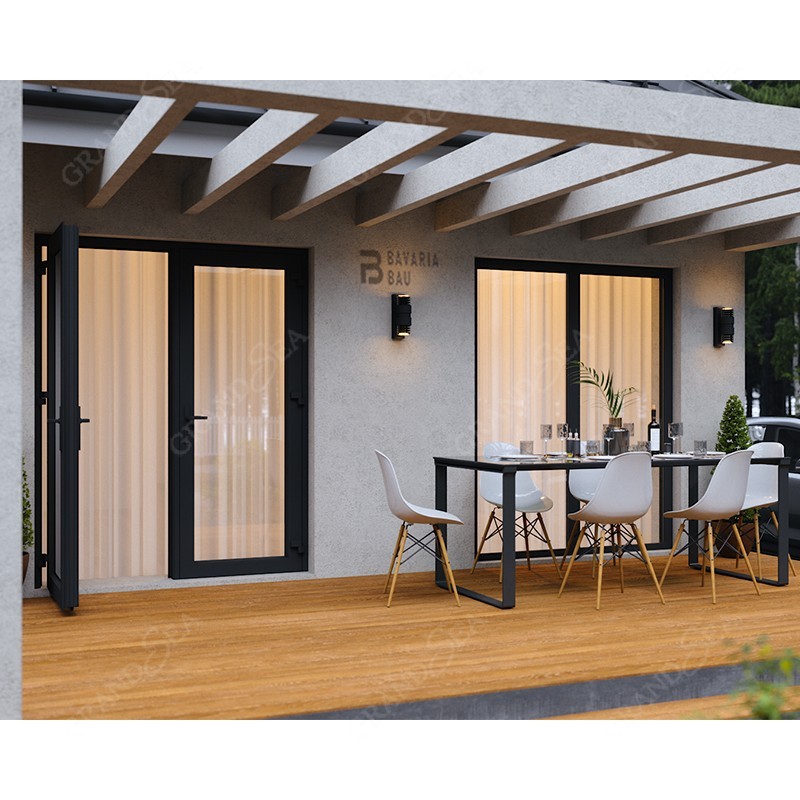 Fashionable Aluminum Patio Doors French Exterior