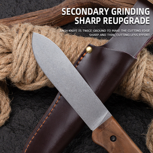BK62- DIY OEM Customized Damascus Steel Multi-Functional Knife Kydex Sheath Wood Handle Portable Belt <b>Clip</b> Camping 1 Year - Product Image 5