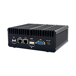 Mini PC industriel sans ventilateur MTN10-2L2 équipé d'un processeur N100, prend en charge le LAN Gigabit, les ports de communication RS-232/485 - Product Image 4