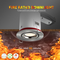 Spotlights GU10 en aluminium moulé sous pression de qualité supérieure, best-sellers en Europe, résistants au feu, conformes aux normes BBC, encastrés, LED.