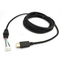 Cable USB Tipo C de Repuesto para Auriculares ASUS ROG Delta S, Sonido Envolvente 7.1, Núcleo de Cobre OFC, Cable de Audio de Nailon Resistente