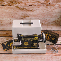 Machine à coudre manuelle à plat pour la couture et la broderie domestique