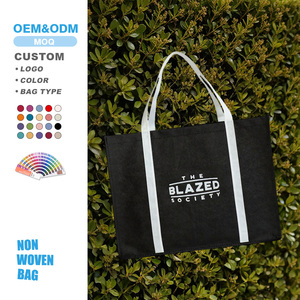 Bolsas de Mano Reutilizables de Tela No Tejida de Alta Calidad, Personalizadas con Letras, Correa de Hombro, <span class=keywords><strong>Jeyco</strong></span> - Product Image 1