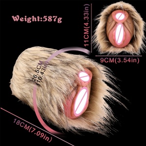Copa de Masturbación de Silicona GEEBA para Hombres, 3 en 1, Juguetes Sexuales con Canal de Acceso Completo, Vagina Realista de Bolsillo - Product Image 2