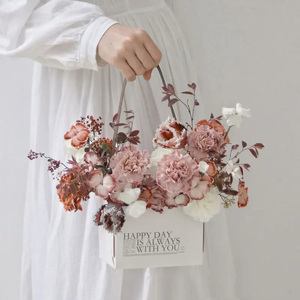 Bolsas <span class=keywords><strong>de</strong></span> Regalo <span class=keywords><strong>de</strong></span> Flores <span class=keywords><strong>de</strong></span> Papel Personalizadas, Caja <span class=keywords><strong>de</strong></span> Ramo Impermeable Vacía <span class=keywords><strong>para</strong></span> Empaquetado <span class=keywords><strong>de</strong></span> Floristería, Empaquetado <span class=keywords><strong>de</strong></span> Regalos <span class=keywords><strong>para</strong></span> Bodas y Fiestas - Product Image 4