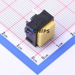 TP-66016 Tactile Switch Through hole Component (THT) Switch Single Pole Single Throw Rectangle Button 3N Through Hole - Product Image 1