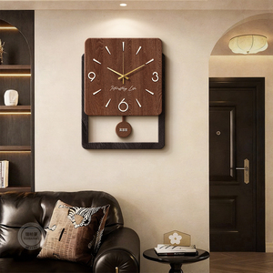 Orologio <span class=keywords><strong>da</strong></span> <span class=keywords><strong>Parete</strong></span> in Stile Vintage, Decorazione per Soggiorno, Orologio Artistico Elegante per Sfondo TV Retrò - Product Image 5
