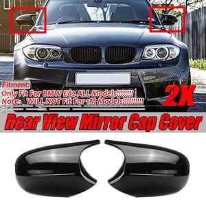 2x Car Rearview <b>Mirror</b> Cap Wing Side <b>Mirror</b> Cover for BMW E90 E91 2008-2011 E92 E93 2010-2013 Rear View <b>Mirror</b> <b>Shell</b> Case Trim - Product Image 1