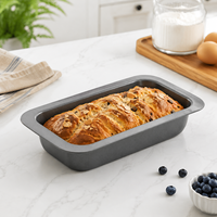 Moule à pain rectangulaire en acier au carbone sans BPA, antiadhésif, pour four domestique, de la marque XINZE