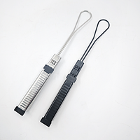 Collier de tension pour câble en acier inoxydable, collier d'ancrage en coin pour fibre optique, pour montage sur poteau