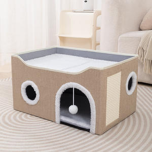Petop Ottoman de Rangement Moderne pour Animaux de Compagnie, Lit Pliable pour Chat, Meuble Confortable pour <span class=keywords><strong>Chien</strong></span> d'Intérieur, <span class=keywords><strong>Banc</strong></span> pour Petits Animaux, Siège Robuste - Product Image 4